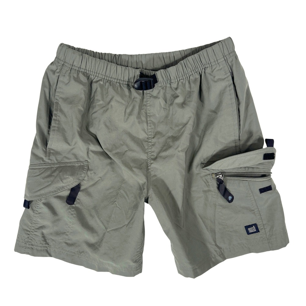 NIKE ACG Vintage Cargo Shorts M 8 10 Sage Green Y2K Gorpcore Utility Tactical